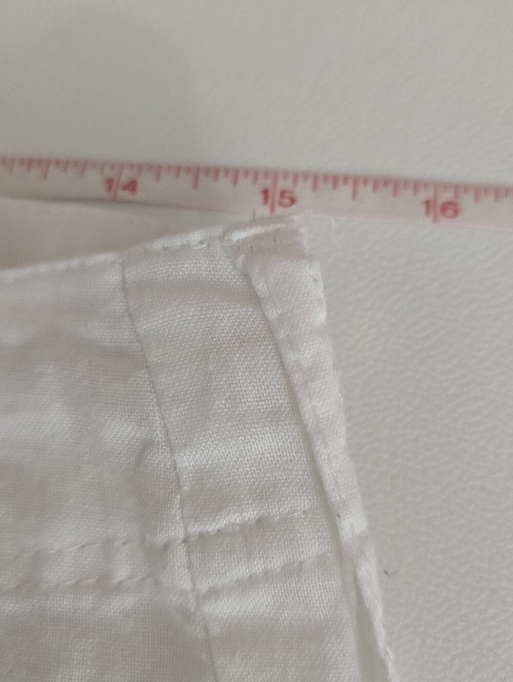 Derek Heart White Linen Blend Wide Leg Pants Relaxed Beach Drawstring Button 8 - Picture 13 of 16